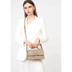 Lancaster Sac baguette a rabat fermoir Paris Ily*Femme Sacs Bandoulière