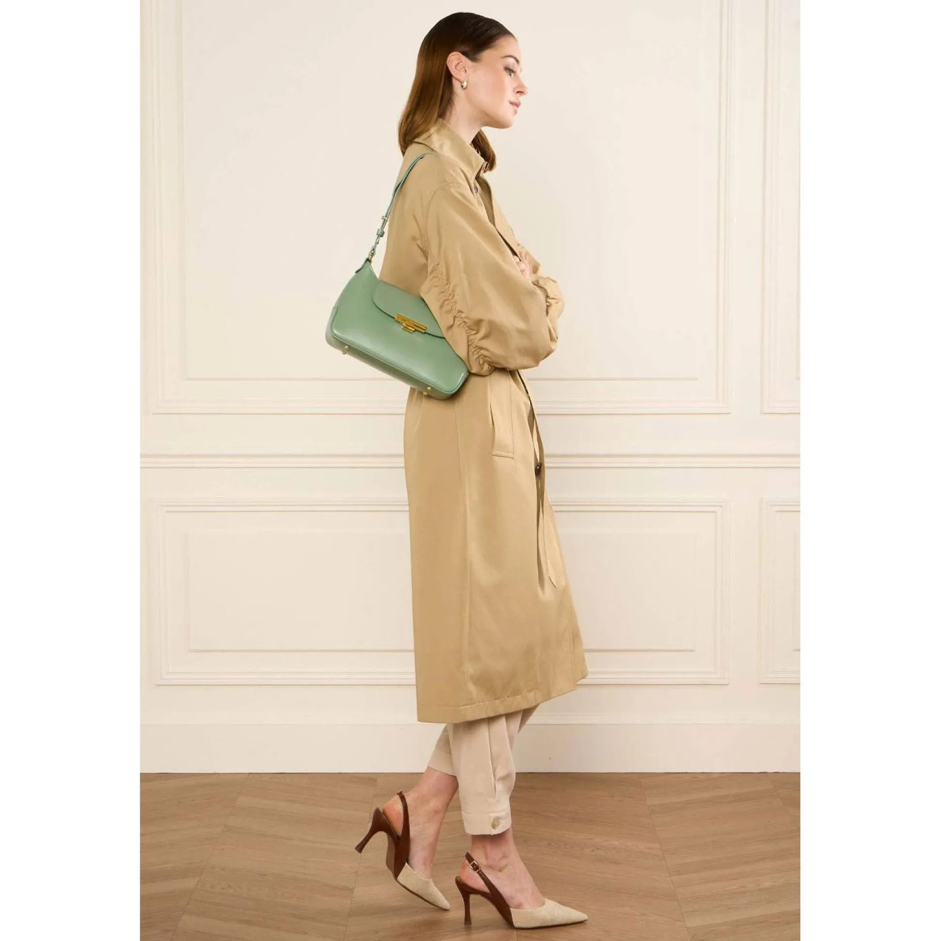 Lancaster Sac baguette a rabat Suave Evenly*Femme Sacs Porté Épaule