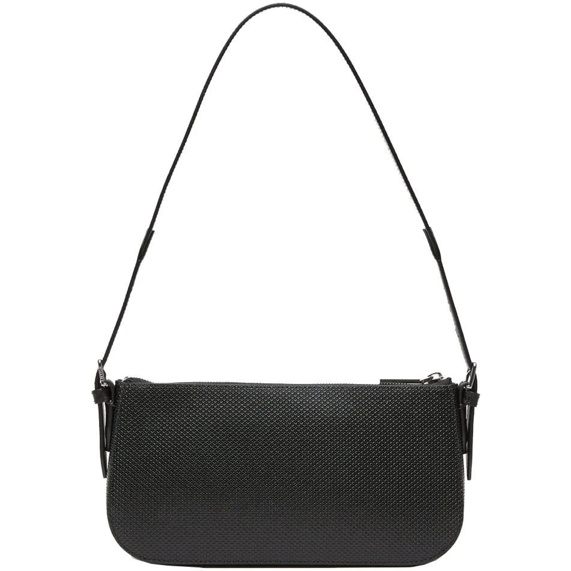 Lacoste Sac baguette Chantaco en cuir*Femme Sacs Porté Épaule|Sacs Bandoulière
