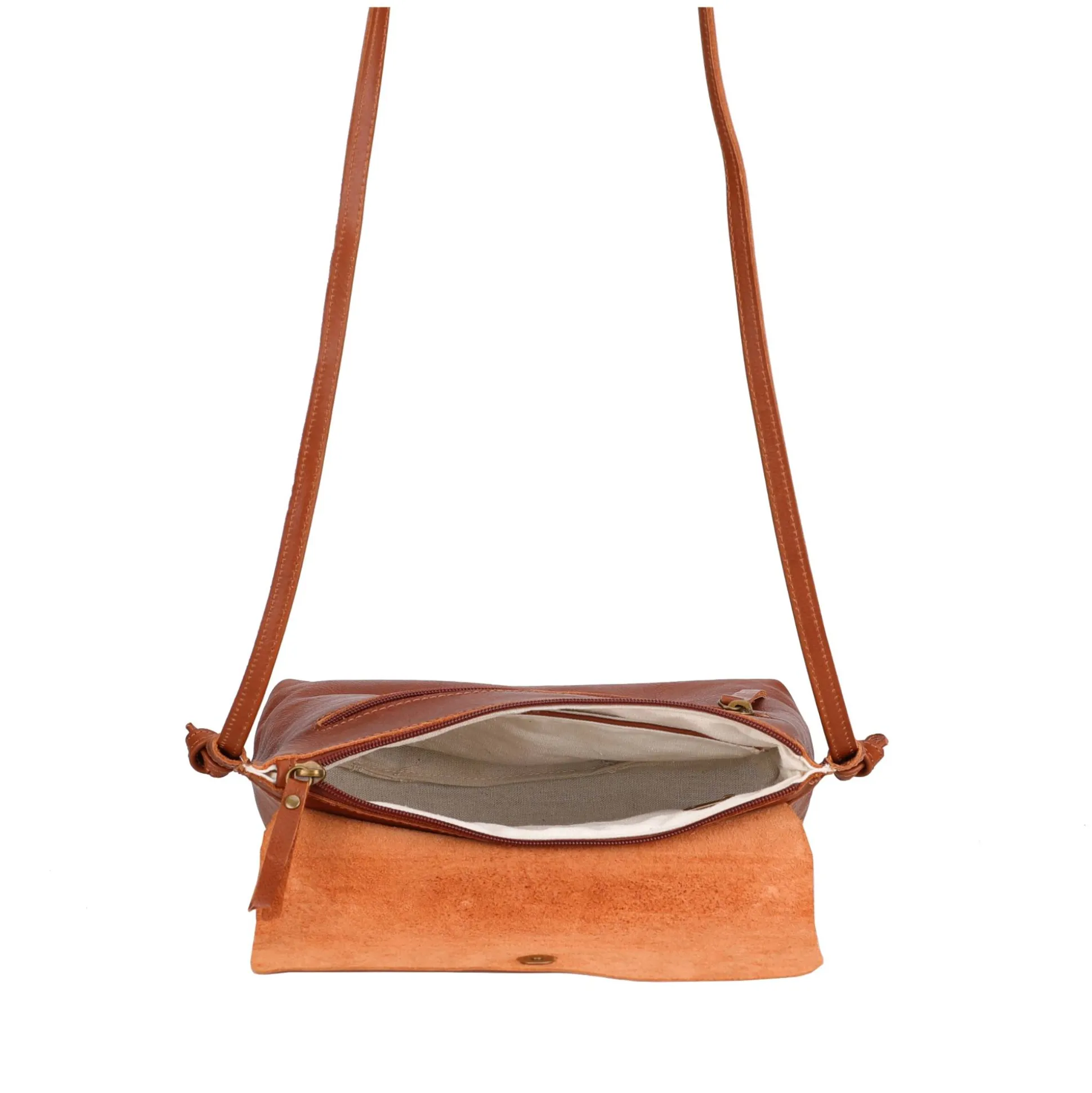 Noordsen Sac baguette porte travers a rabat en cuir*Femme Sacs Bandoulière