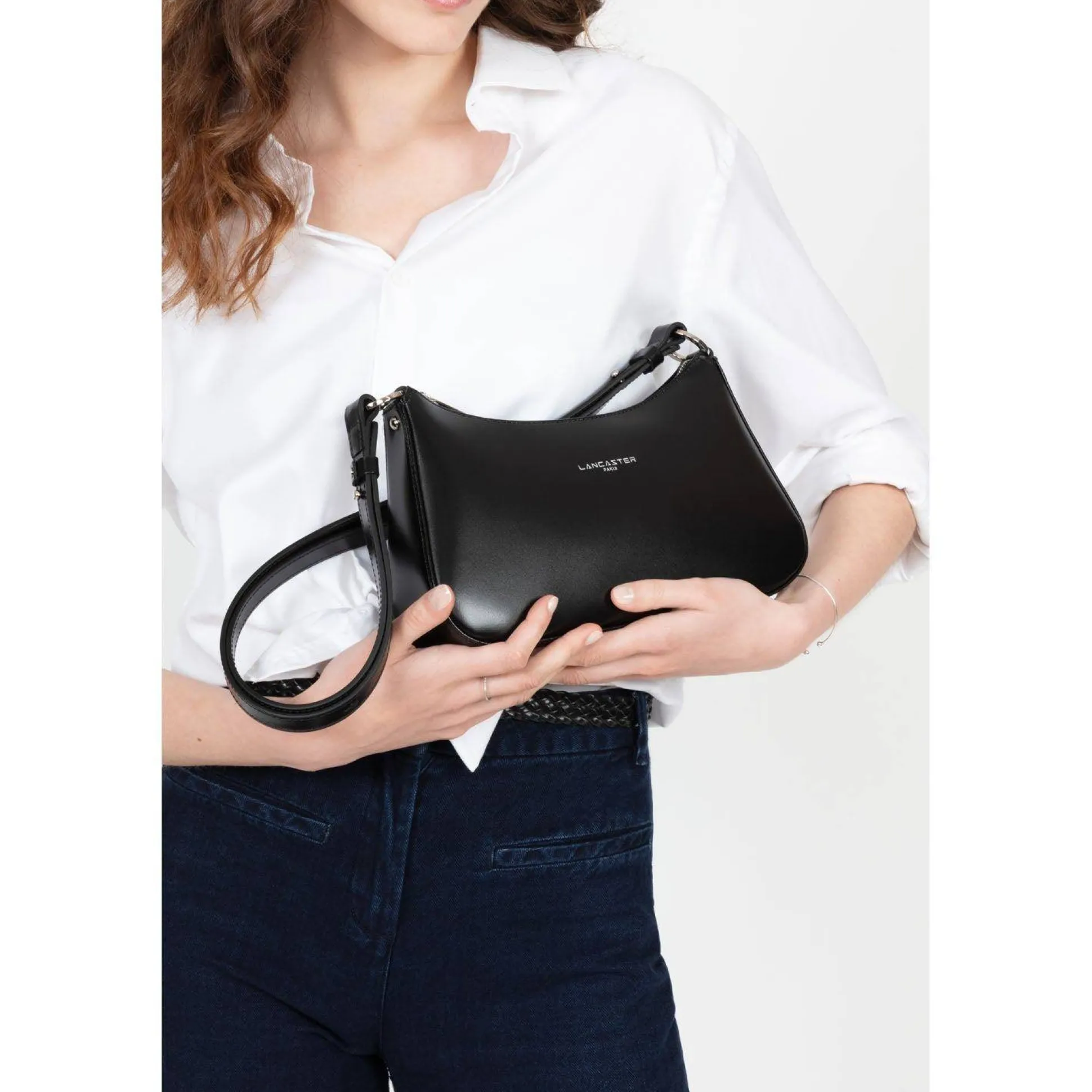 Lancaster Sac baguette Suave Ace porte epaule - Fabrique en France*Femme Sacs Bandoulière