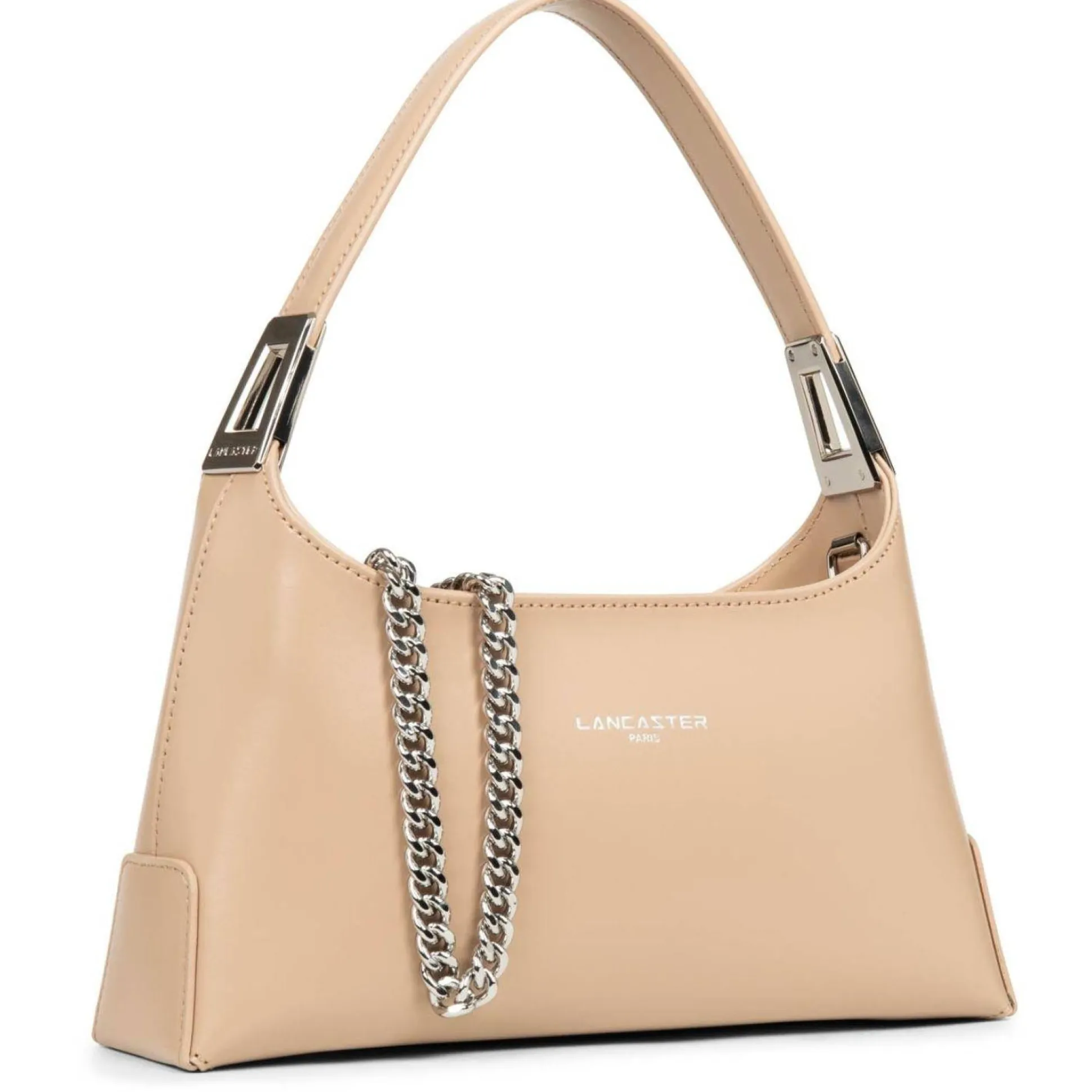 Lancaster Sac baguette zippe Suave Ace chainette*Femme Sacs À Main
