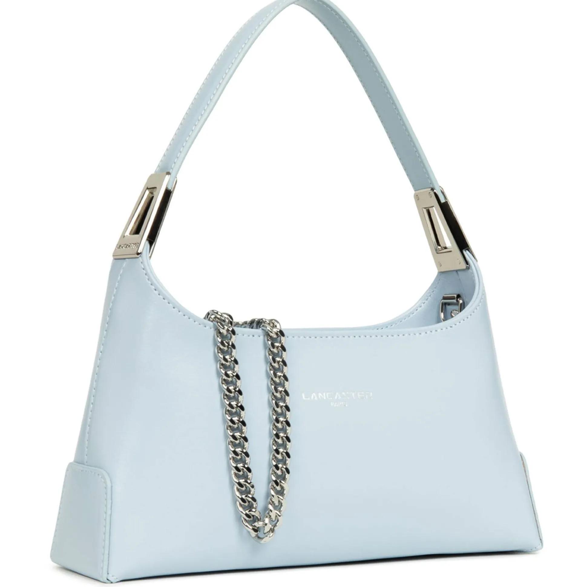 Lancaster Sac baguette zippe Suave Ace chainette*Femme Sacs À Main