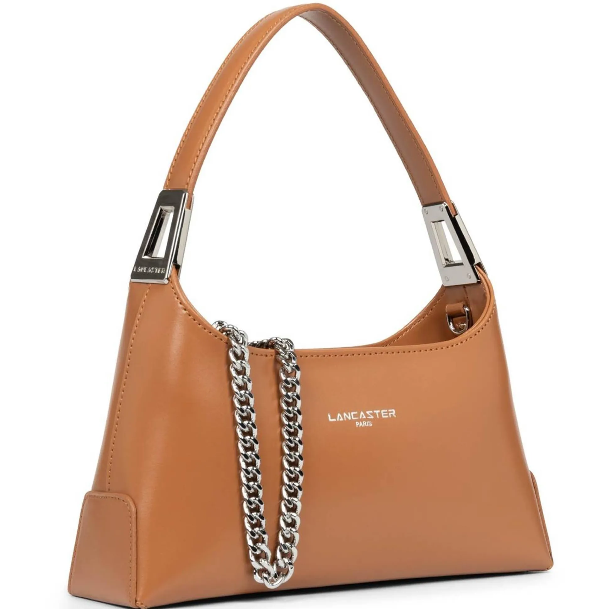 Lancaster Sac baguette zippe Suave Ace chainette*Femme Sacs À Main