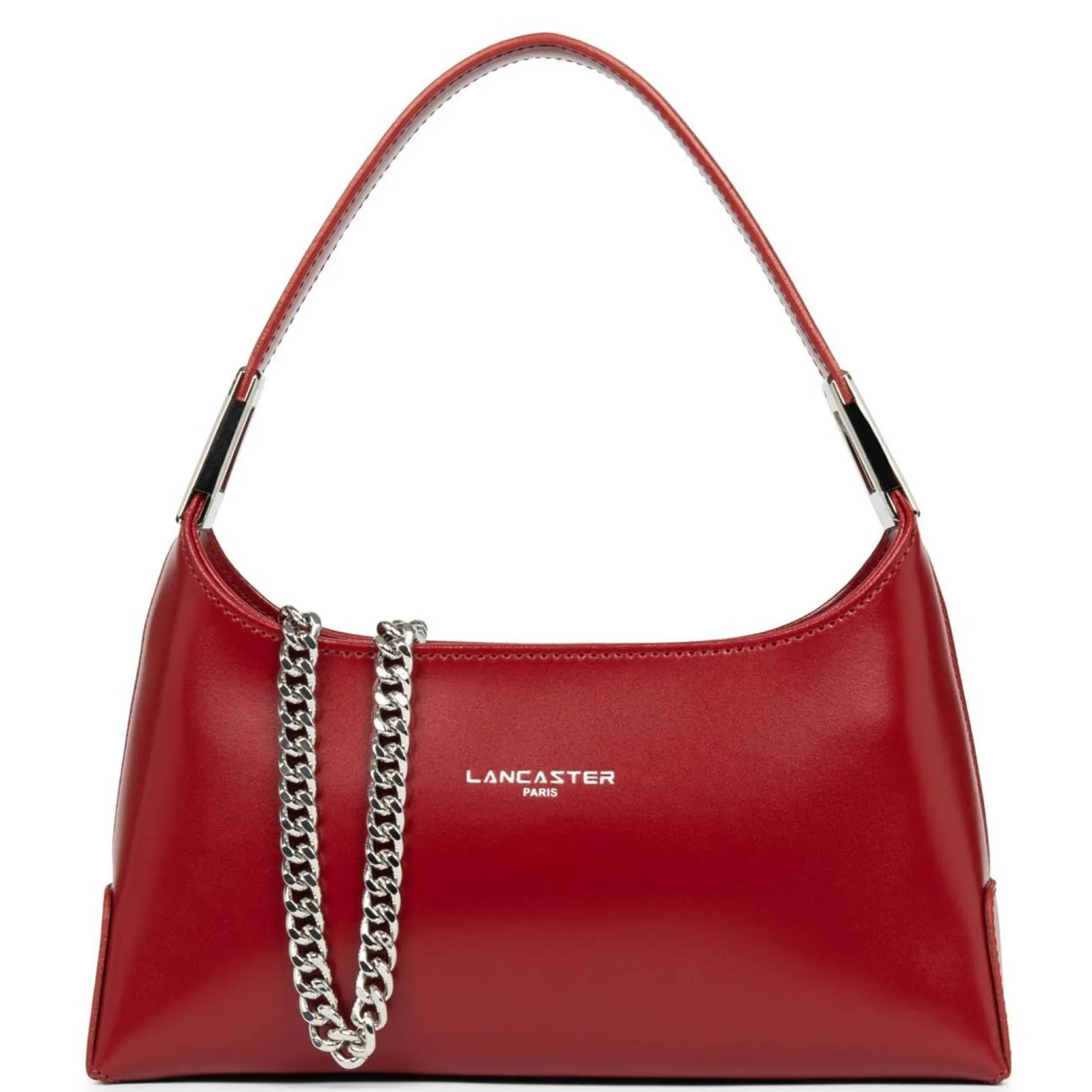 Lancaster Sac baguette zippe Suave Ace chainette*Femme Sacs À Main