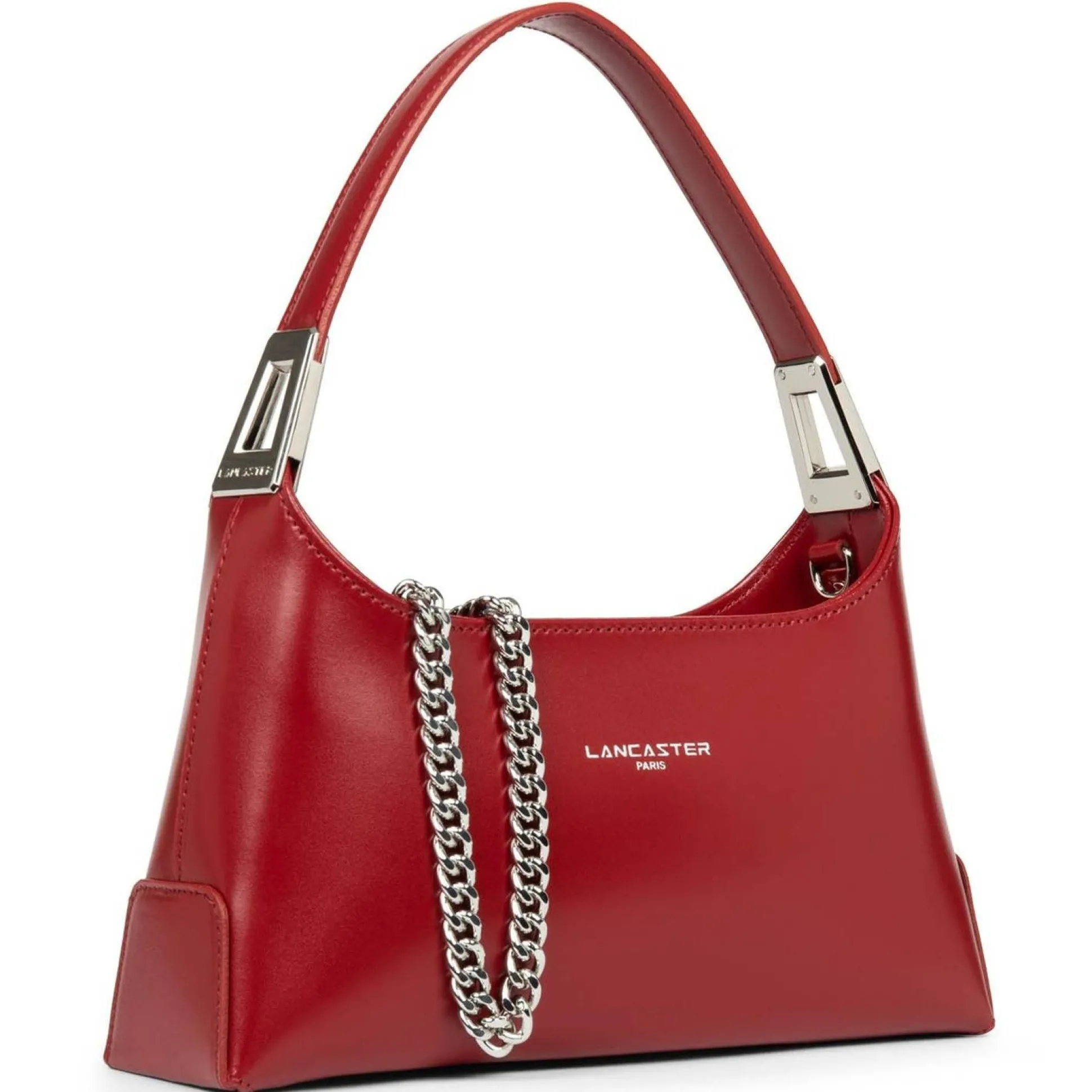 Lancaster Sac baguette zippe Suave Ace chainette*Femme Sacs À Main