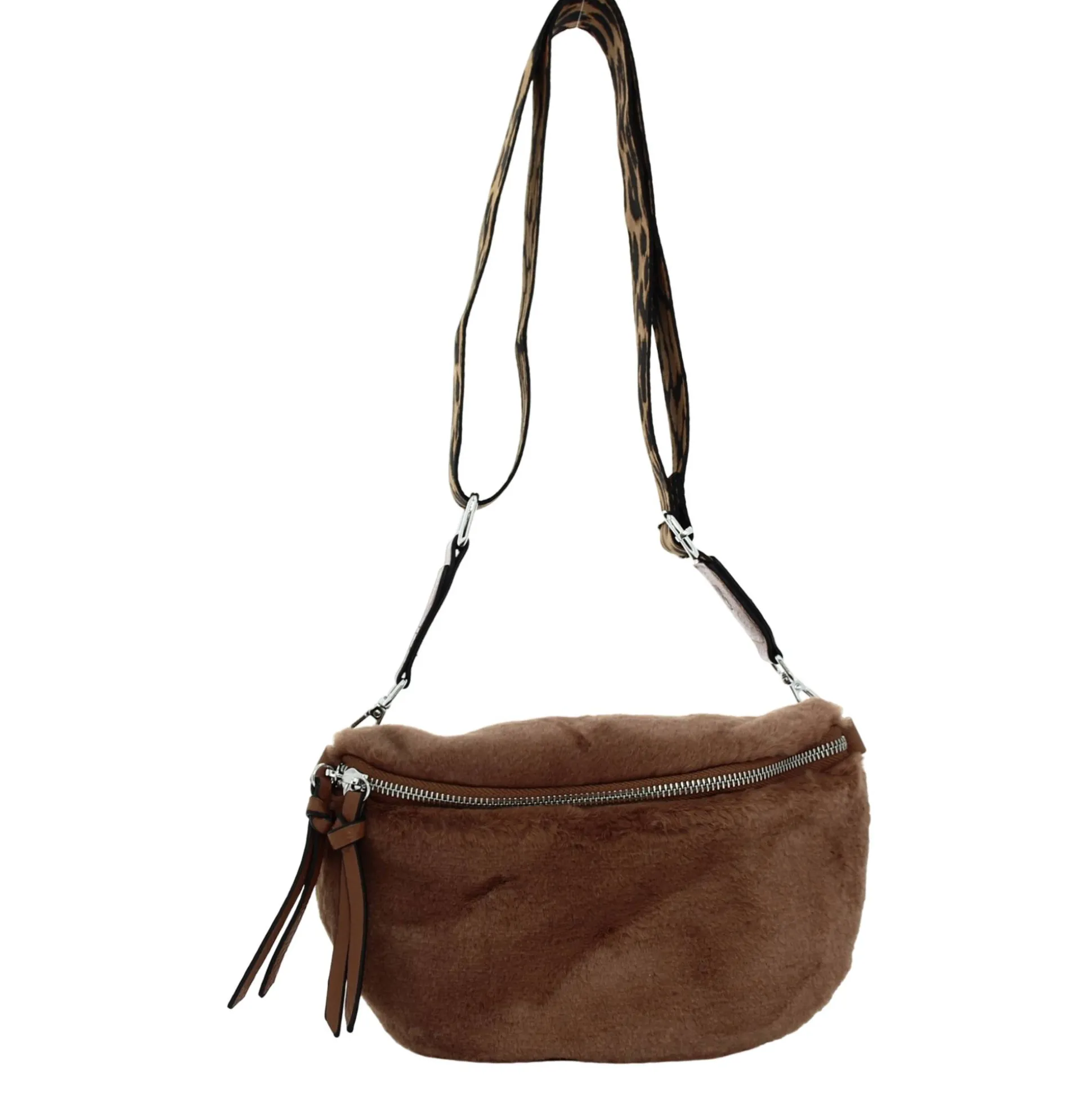 Mia & Joy Sac banane facon fourrure Braddie*Femme Sacs Porté Épaule