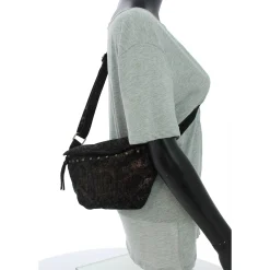 Pieces Sac banane femme Daino cuir cloute*Femme Sacs Banane Femme