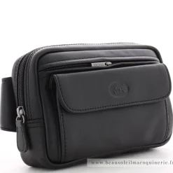 Francinel Sac banane homme cuir lisse Palerme*Homme Sacs Banane|Sacs Besace