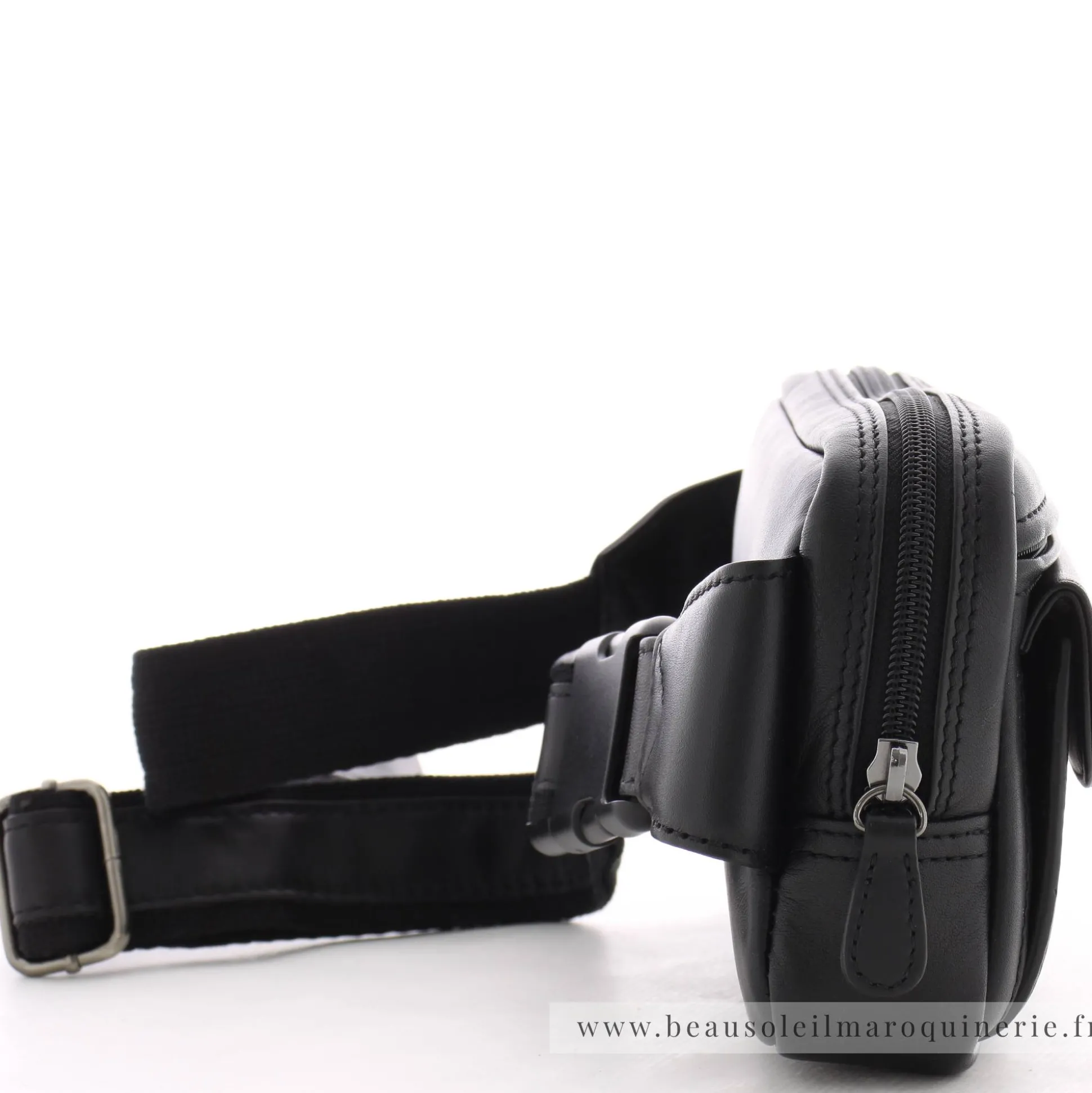 Francinel Sac banane homme cuir lisse Palerme*Homme Sacs Banane|Sacs Besace