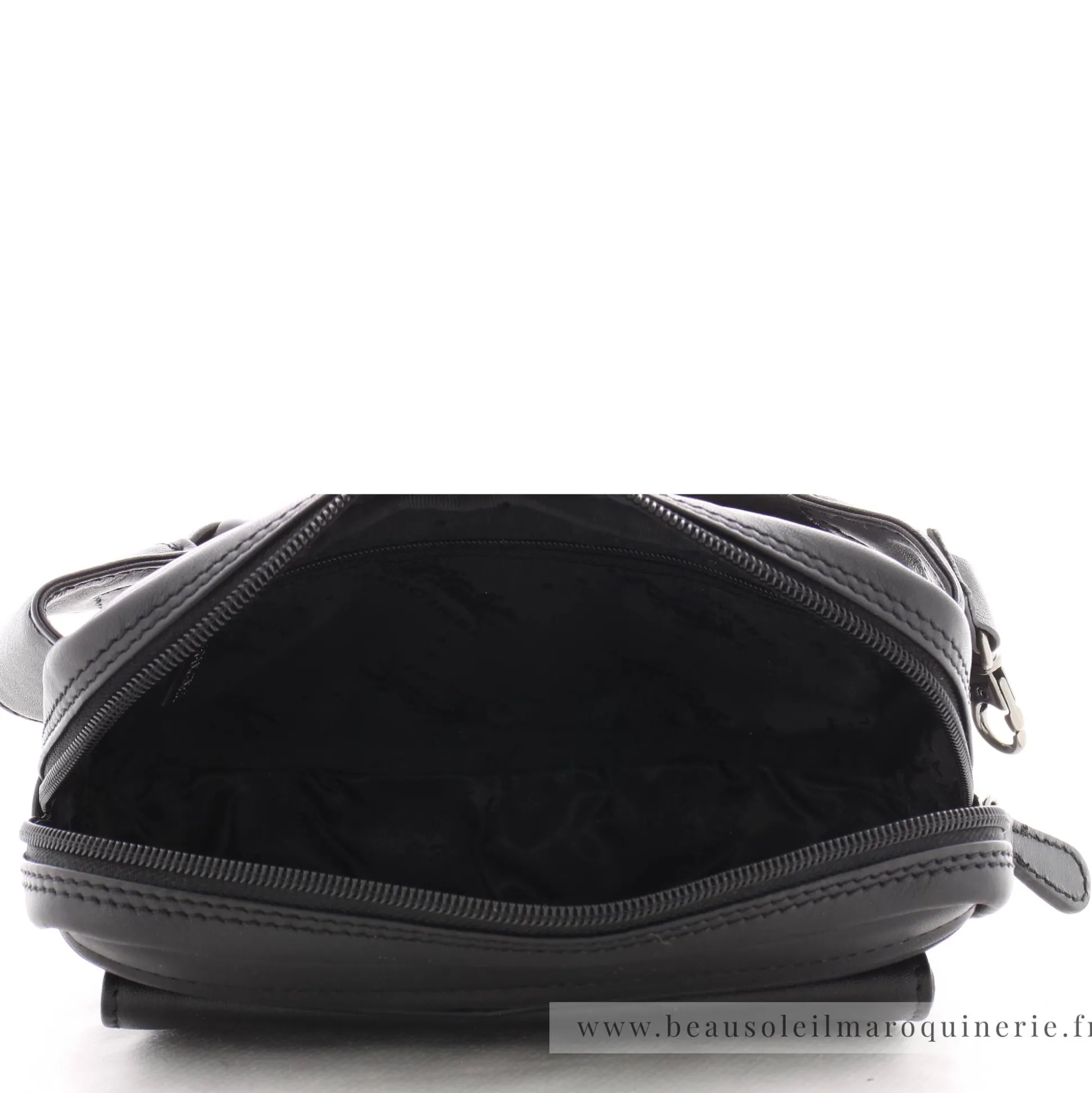 Francinel Sac banane homme cuir lisse Palerme*Homme Sacs Banane|Sacs Besace