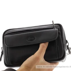 Francinel Sac banane homme cuir lisse Palerme*Homme Sacs Banane|Sacs Besace