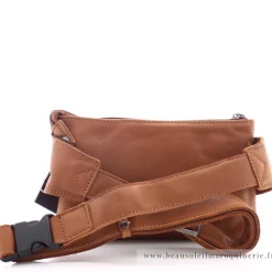 Arthur Aston Sac banane Oscar zippe en cuir*Homme Sacs Banane