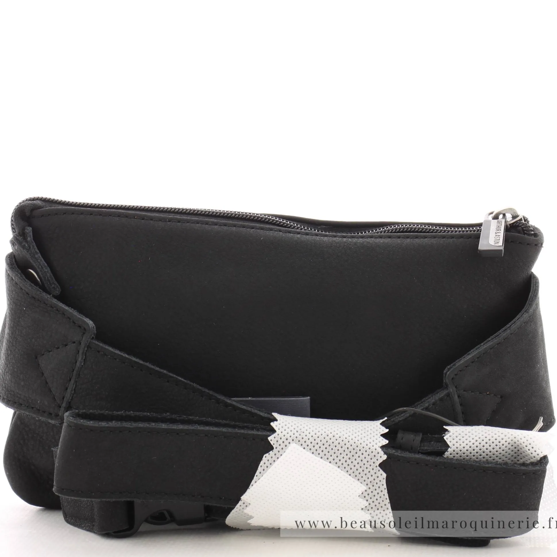 Arthur Aston Sac banane Oscar zippe en cuir*Homme Sacs Banane