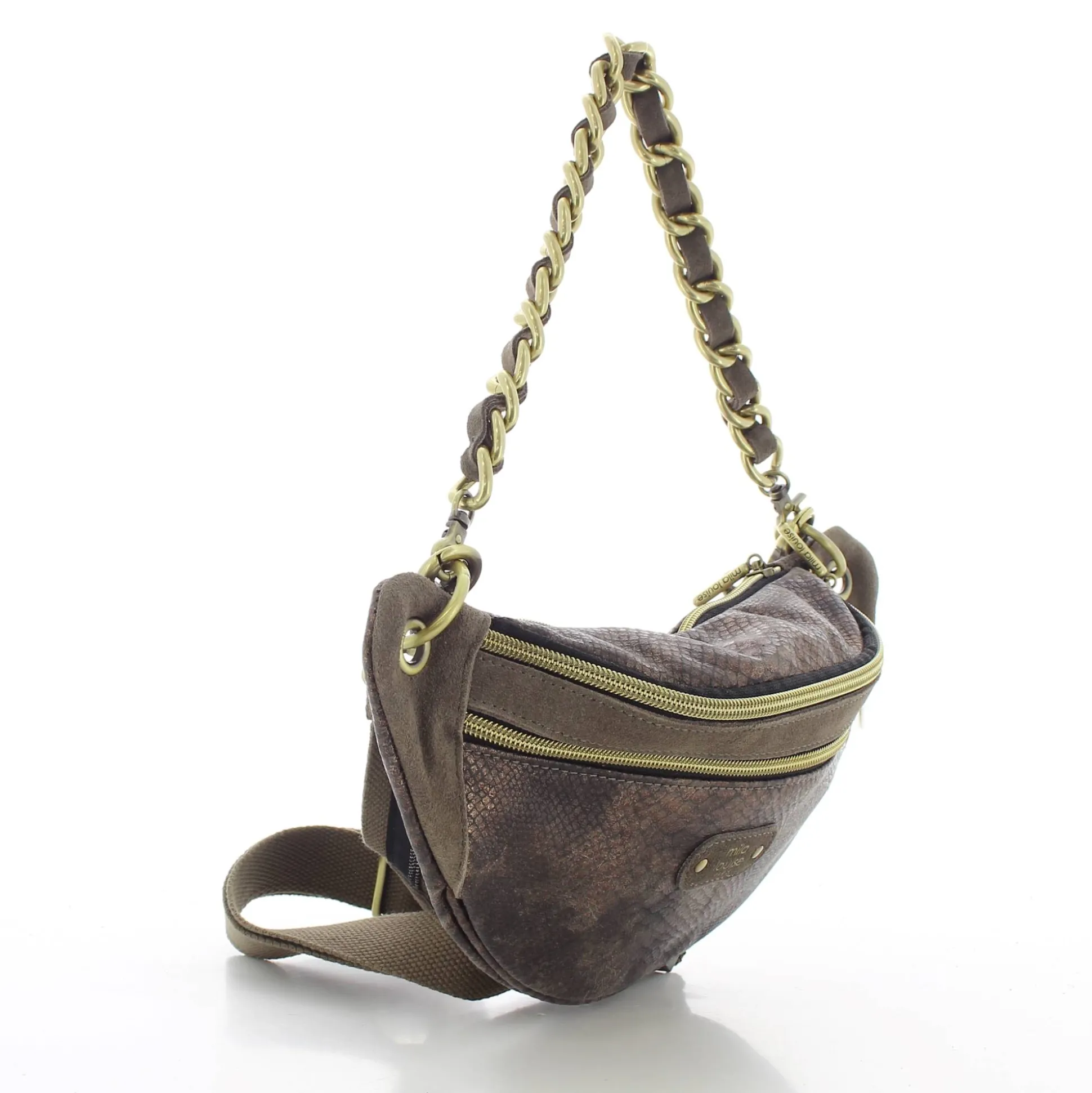 Mila Louise Sac banane Petra PT3 motif python*Femme Sacs Banane Femme