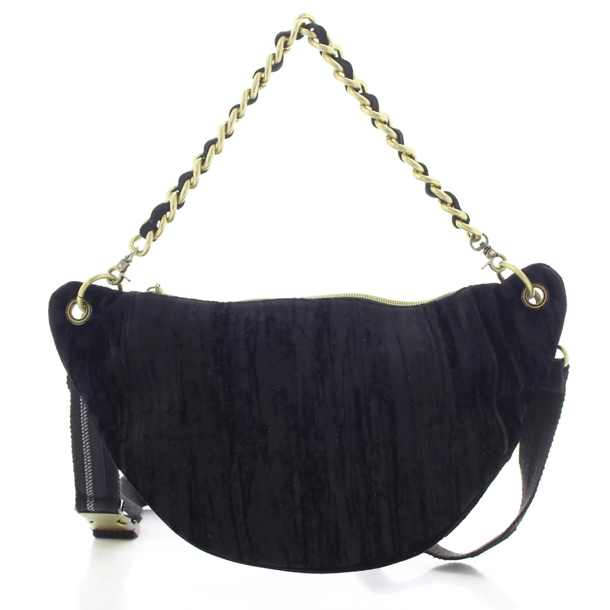 Mila Louise Sac banane Petra taille M VFR velours*Femme Sacs Banane Femme