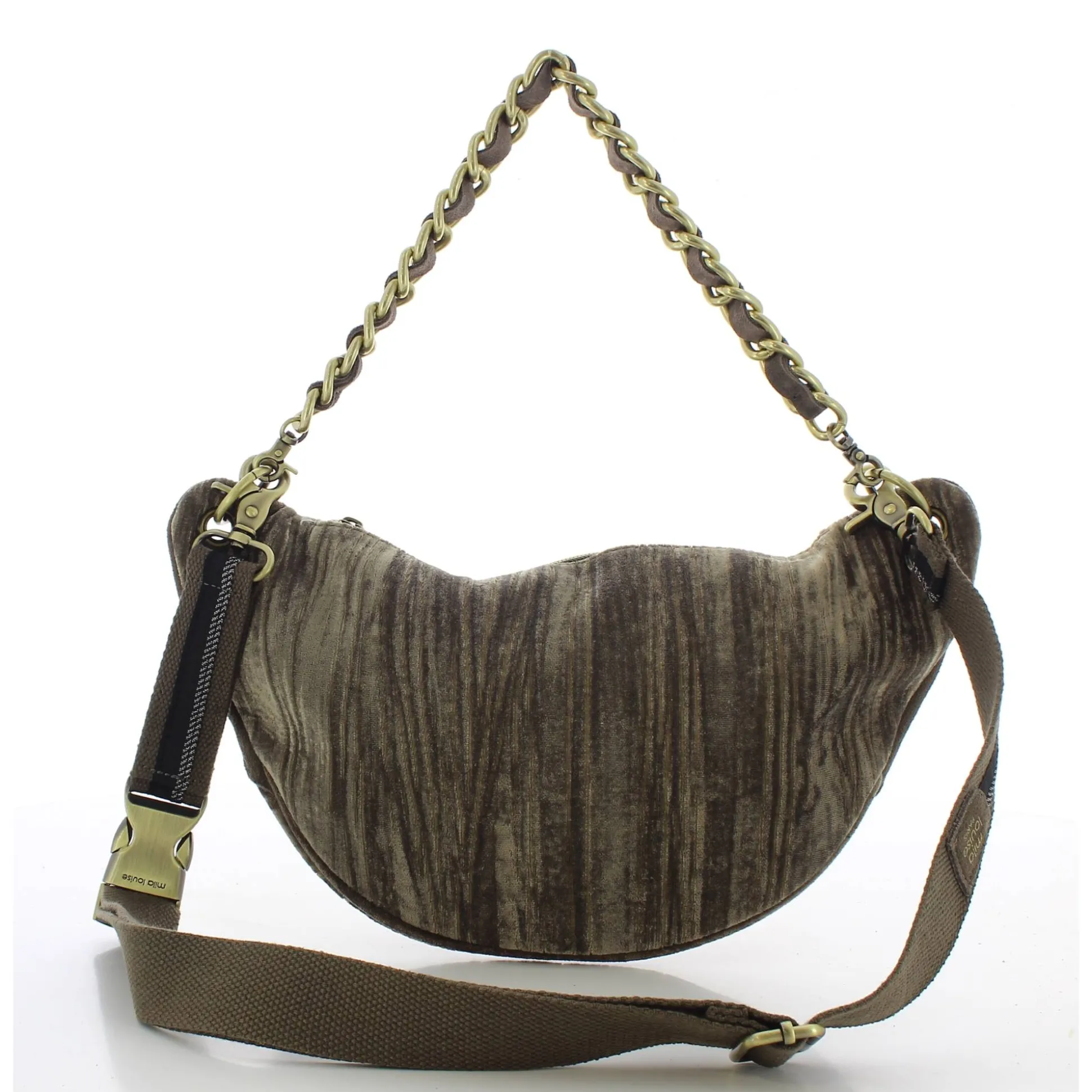 Mila Louise Sac banane Petra taille M VFR velours*Femme Sacs Banane Femme