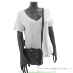 Pieces Sac bandouliere a fermoir Noelle facon croco*Femme Sacs Bandoulière