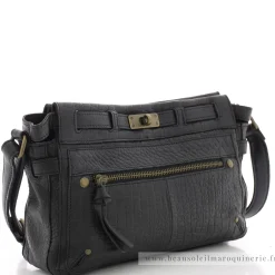Pieces Sac bandouliere a fermoir Noelle facon croco*Femme Sacs Bandoulière