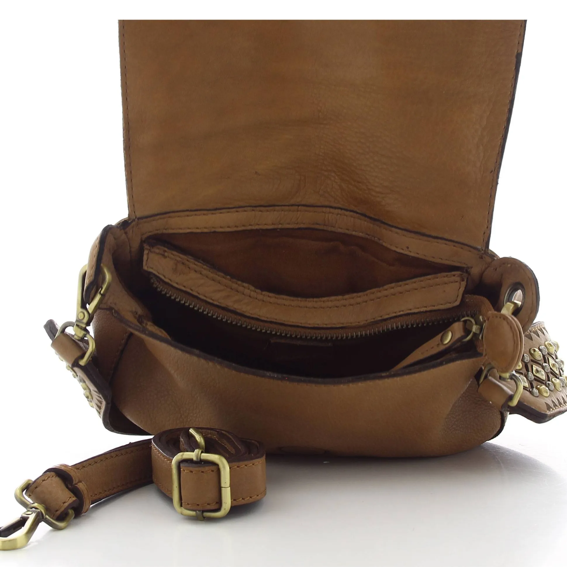 Biba Sac bandouliere a rabat Cody en cuir cloute*Femme Sacs Bandoulière