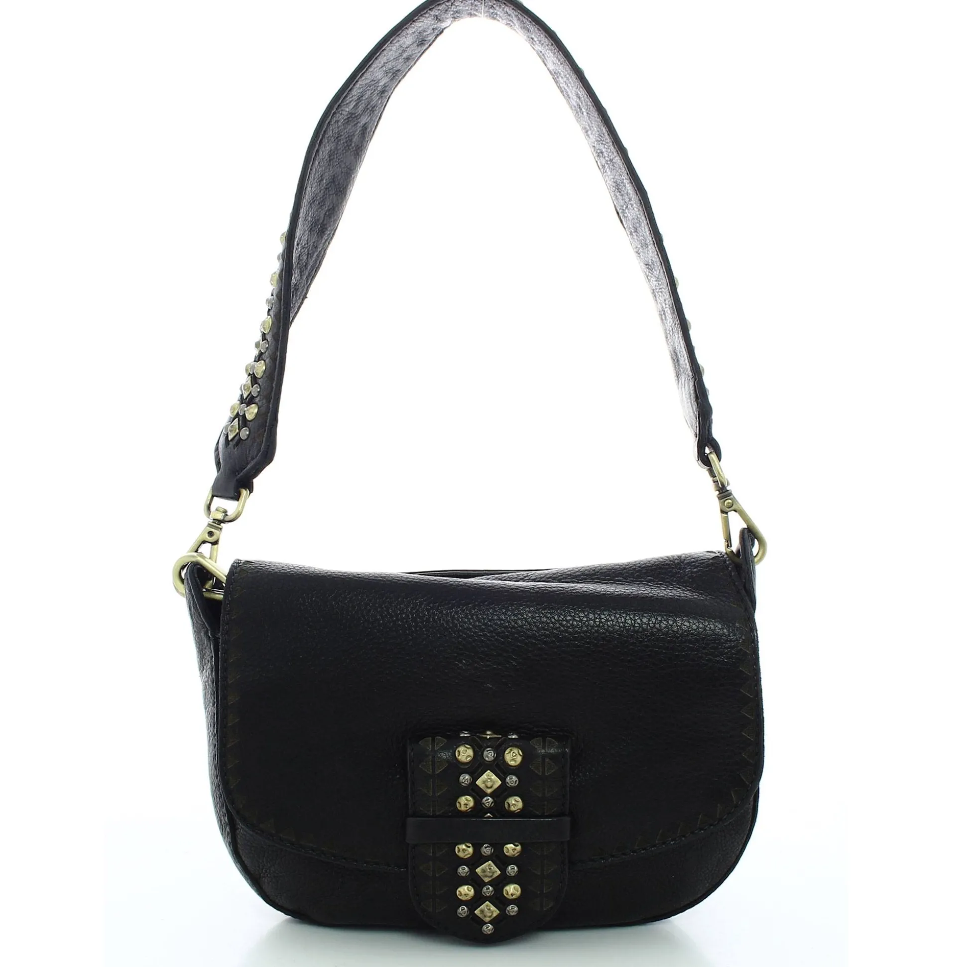 Biba Sac bandouliere a rabat Cody en cuir cloute*Femme Sacs Bandoulière