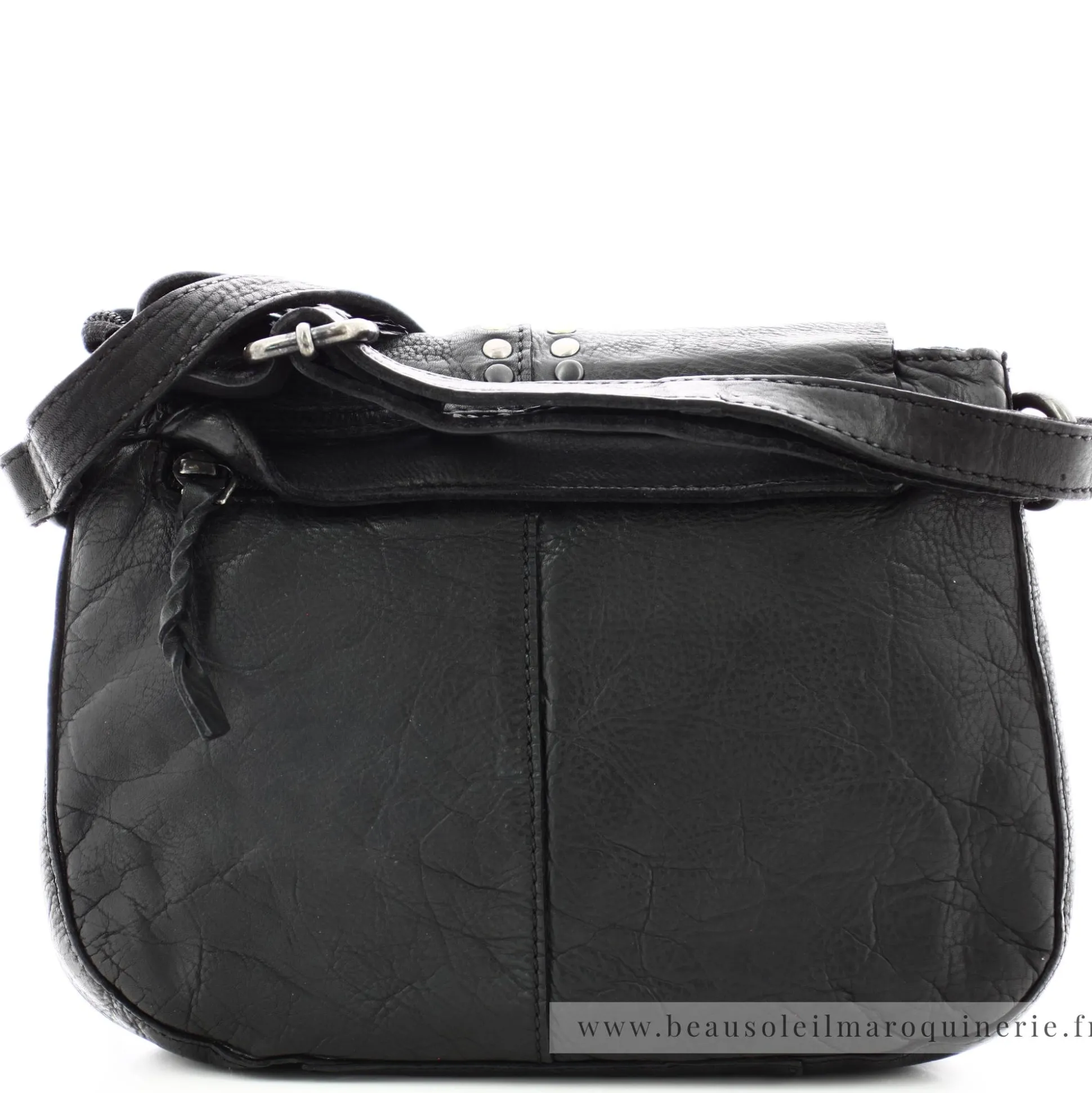 Biba Sac bandouliere a rabat cloute Hancock en cuir*Femme Sacs Bandoulière