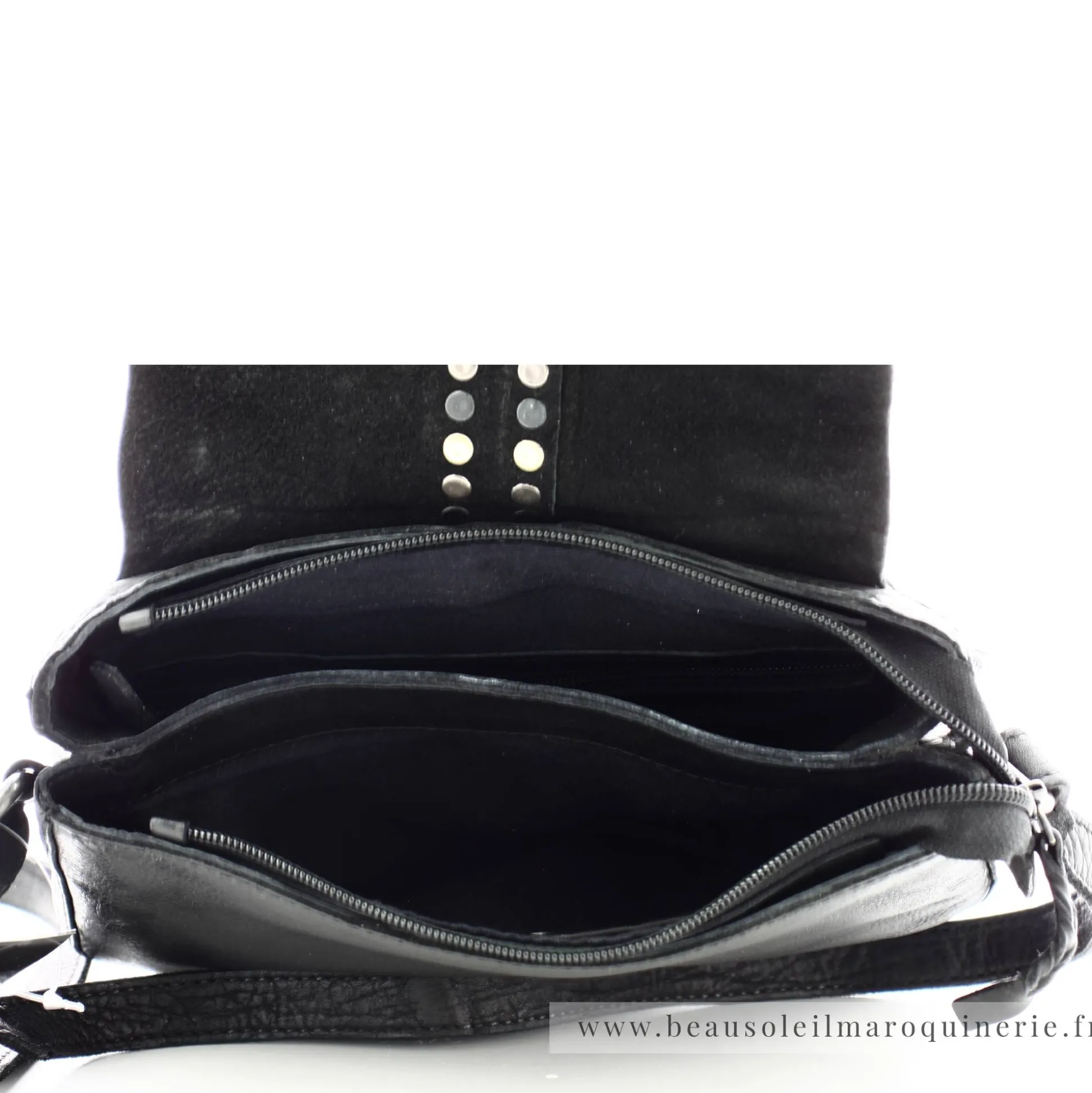 Biba Sac bandouliere a rabat cloute Hancock en cuir*Femme Sacs Bandoulière
