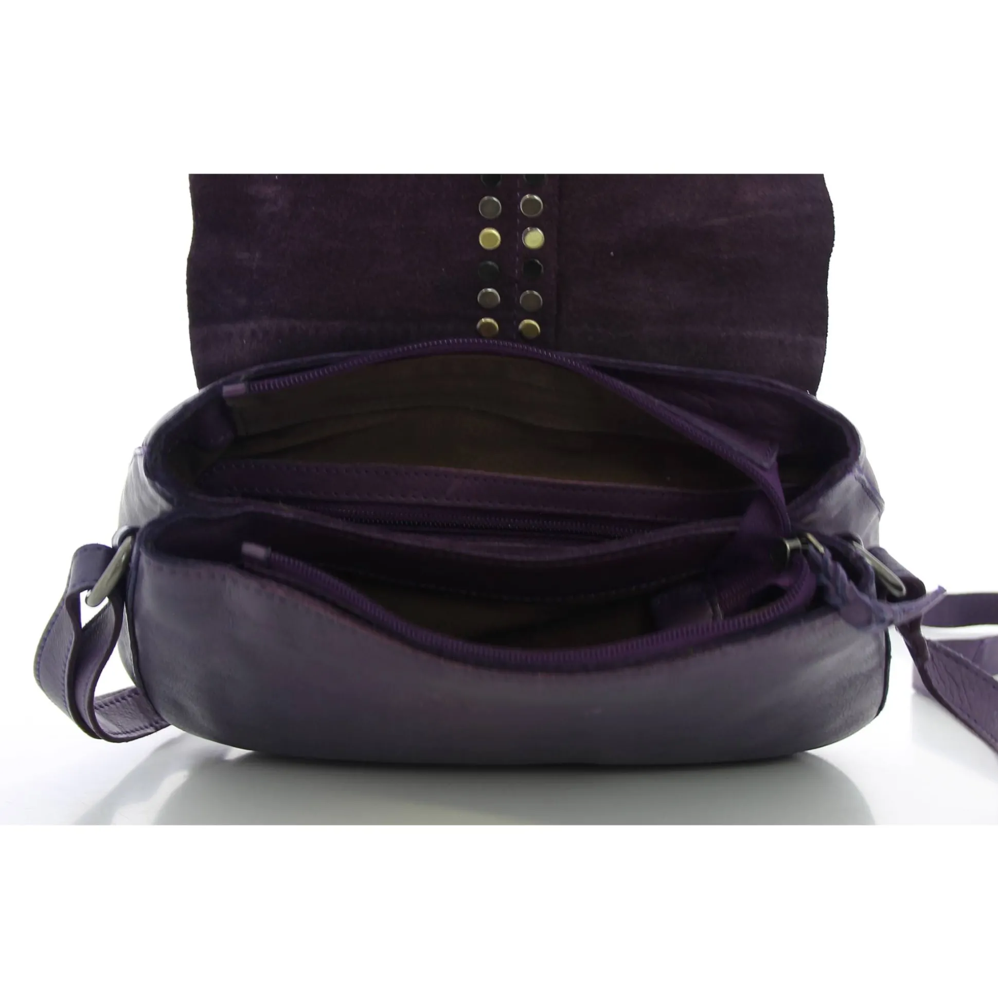 Biba Sac bandouliere a rabat cloute Hancock en cuir*Femme Sacs Bandoulière