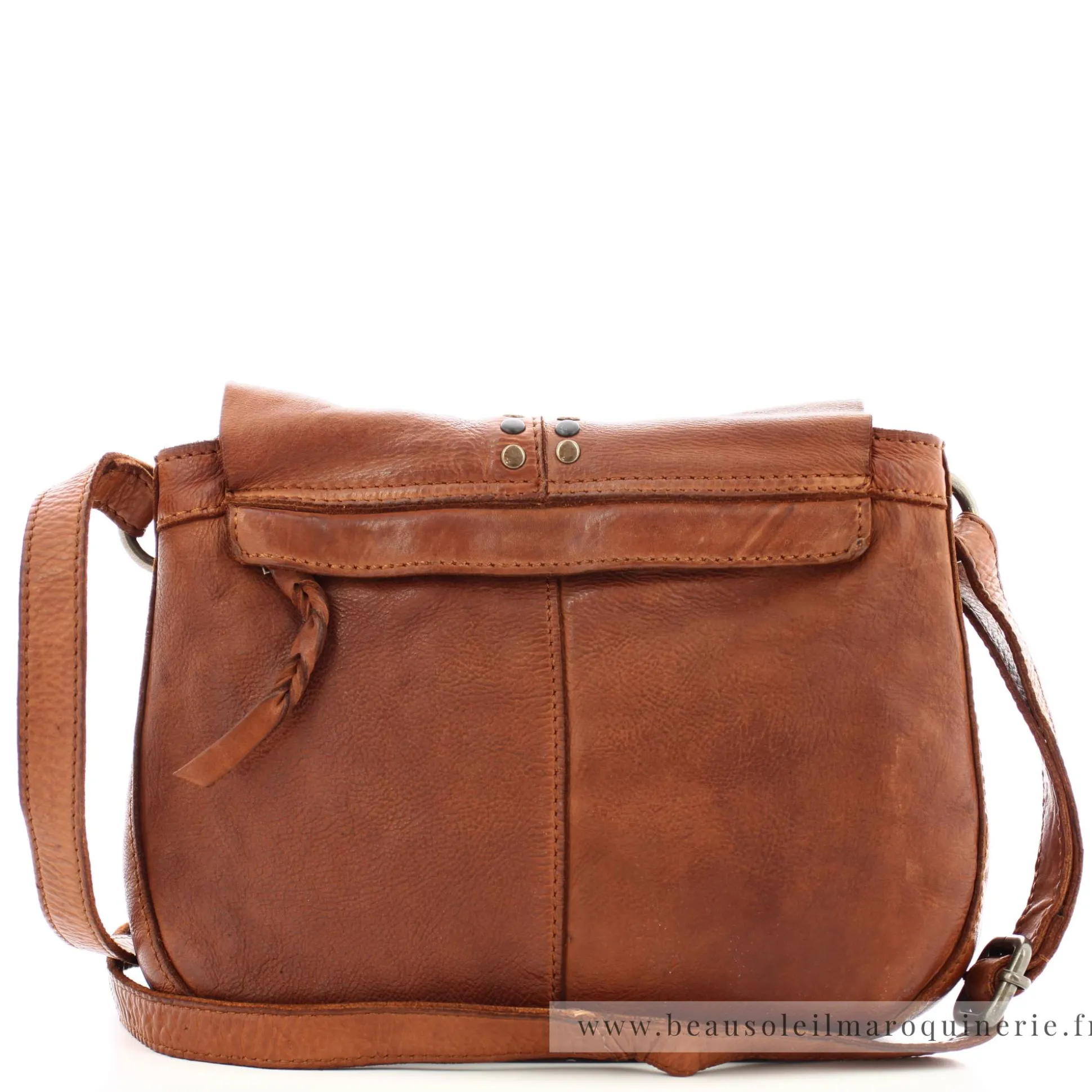 Biba Sac bandouliere a rabat cloute Hancock en cuir*Femme Sacs Bandoulière