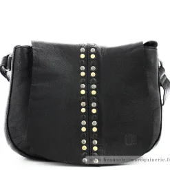 Biba Sac bandouliere a rabat cloute Hancock en cuir*Femme Sacs Bandoulière