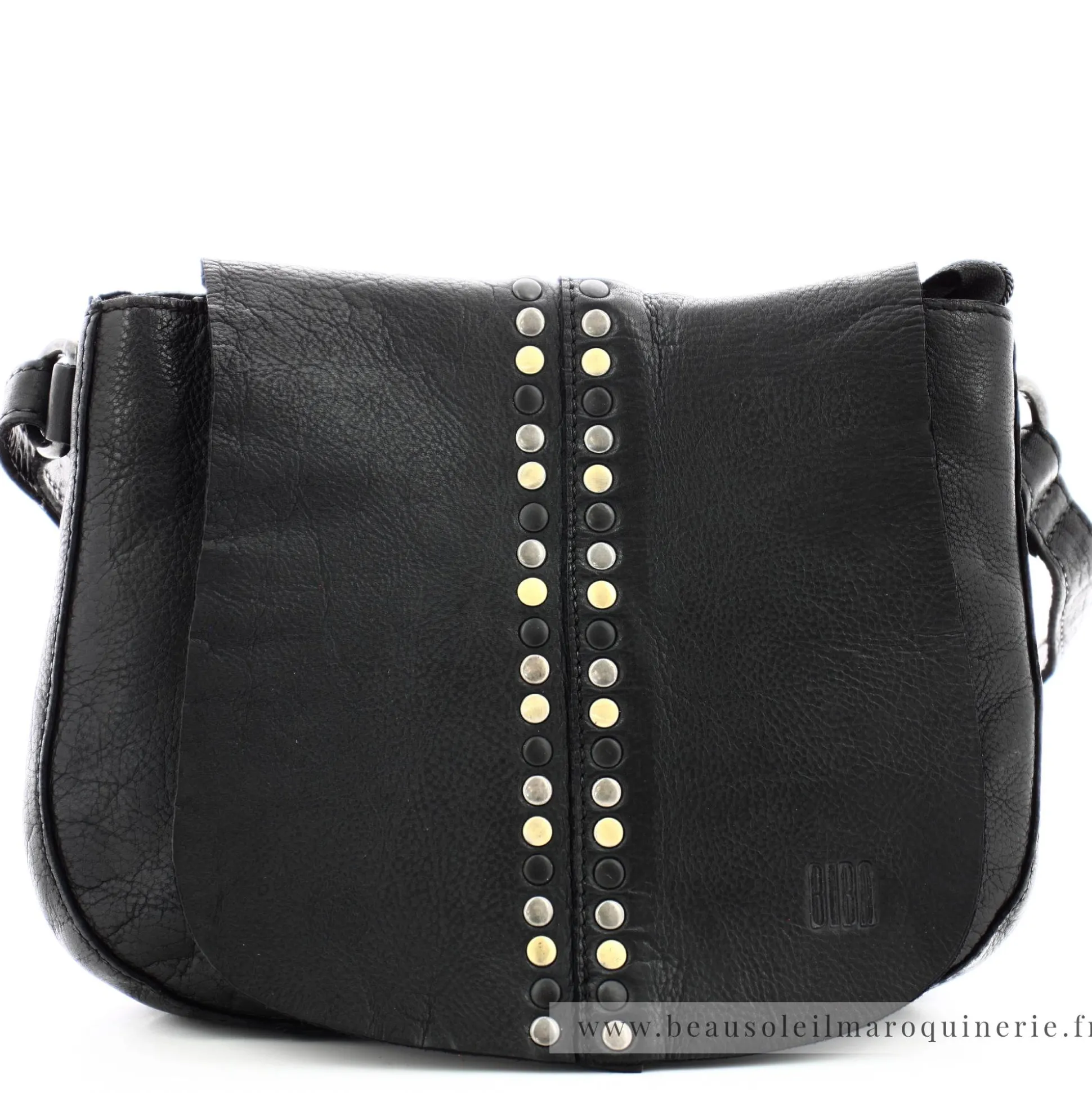 Biba Sac bandouliere a rabat cloute Hancock en cuir*Femme Sacs Bandoulière