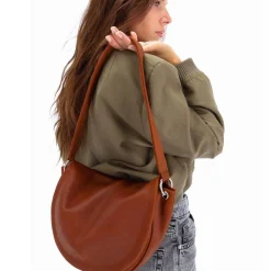 Les Ateliers Foures Sac bandouliere a rabat Compact en cuir*Femme Sacs Porté Épaule