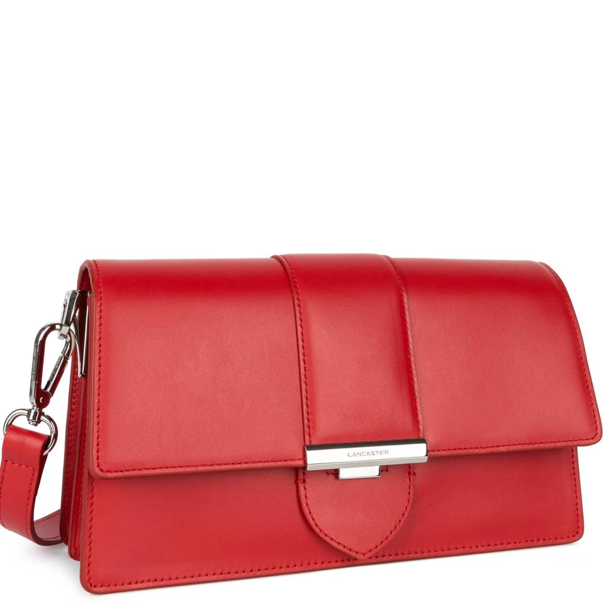 Lancaster Sac bandouliere a rabat en cuir lisse Paris Ily*Femme Sacs Bandoulière