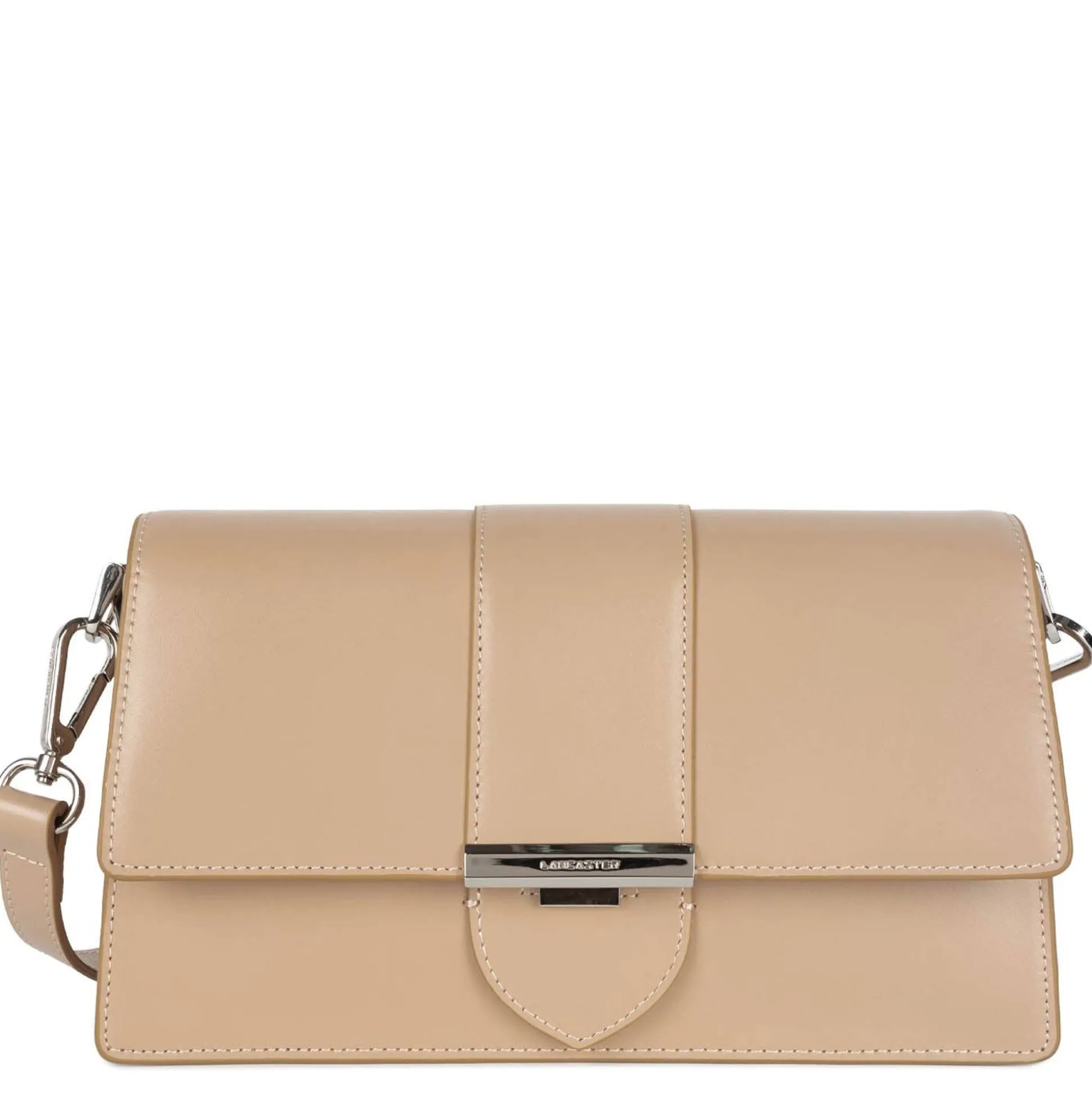 Lancaster Sac bandouliere a rabat en cuir lisse Paris Ily*Femme Sacs Bandoulière