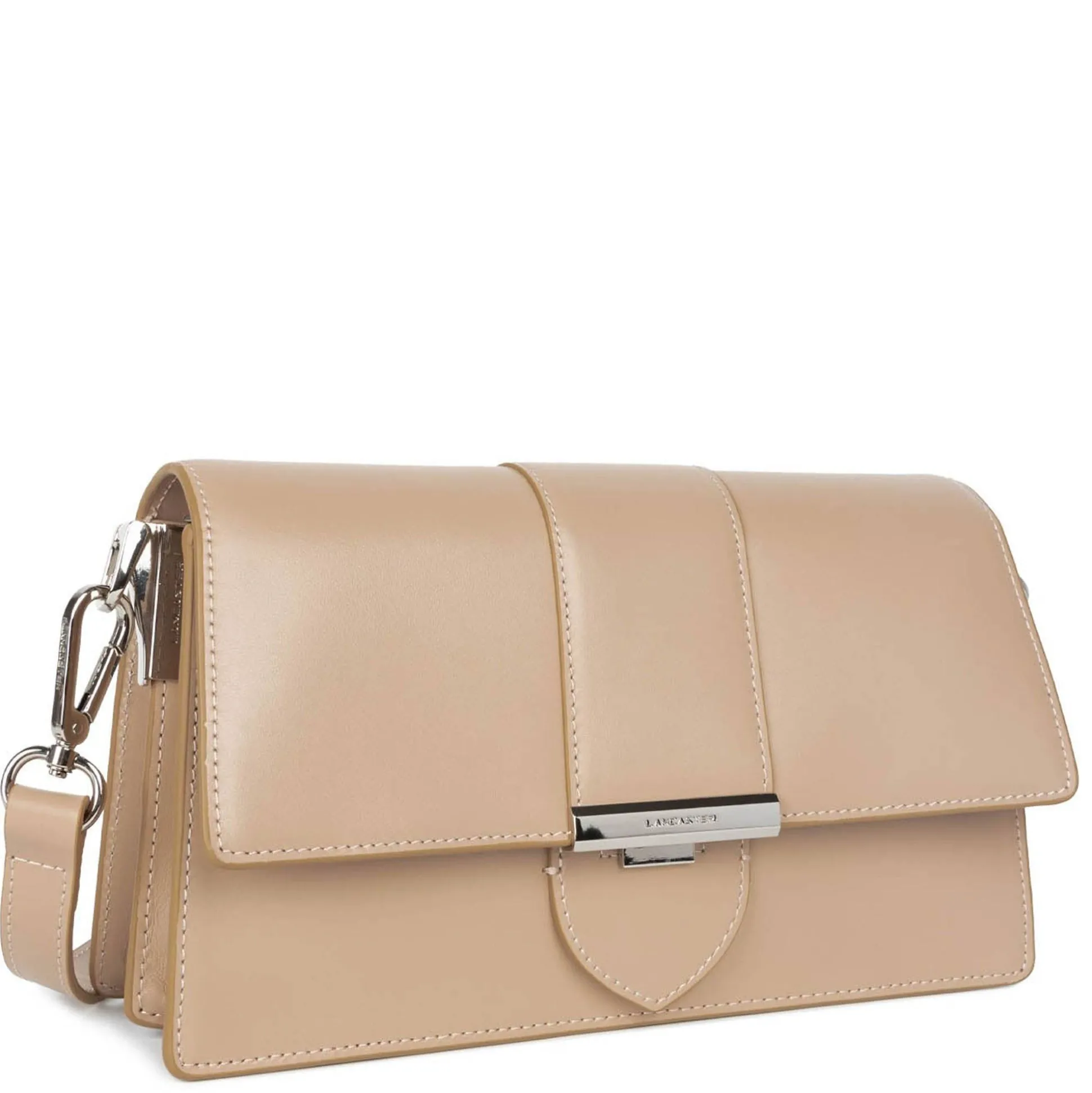 Lancaster Sac bandouliere a rabat en cuir lisse Paris Ily*Femme Sacs Bandoulière