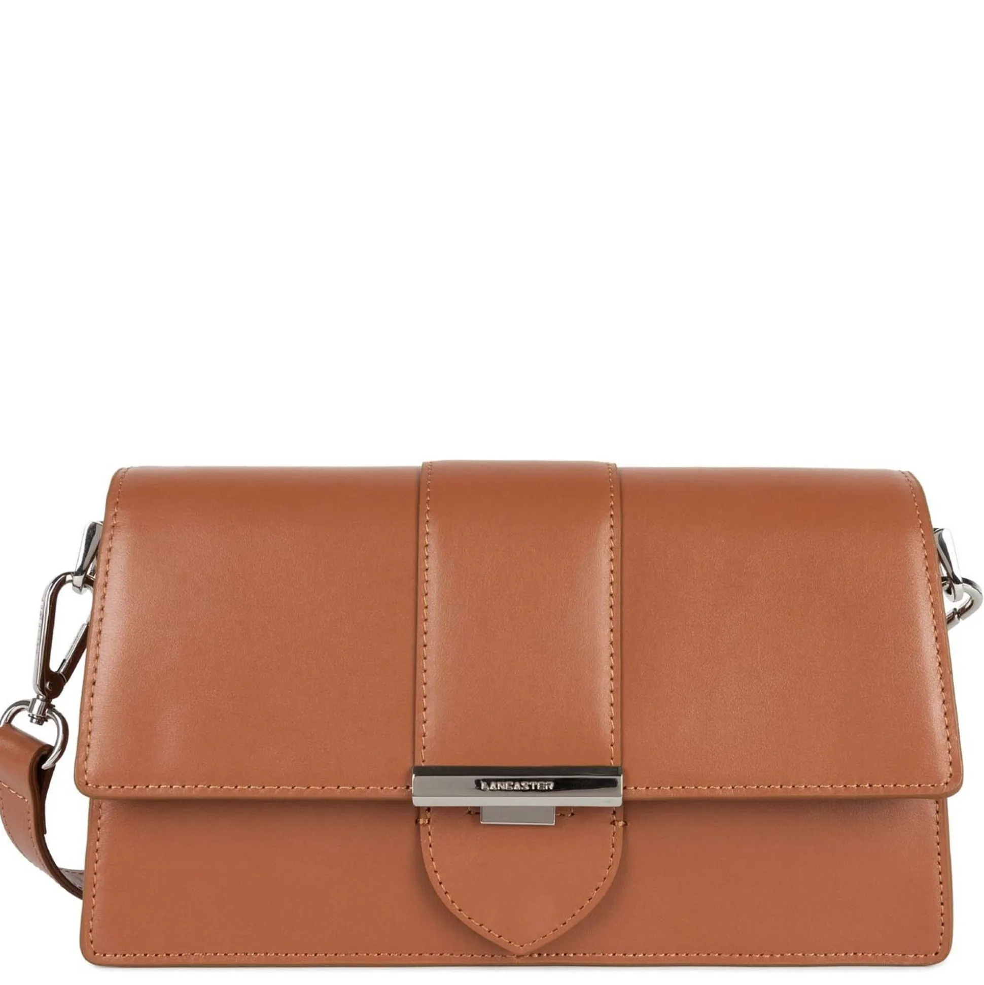 Lancaster Sac bandouliere a rabat en cuir lisse Paris Ily*Femme Sacs Bandoulière