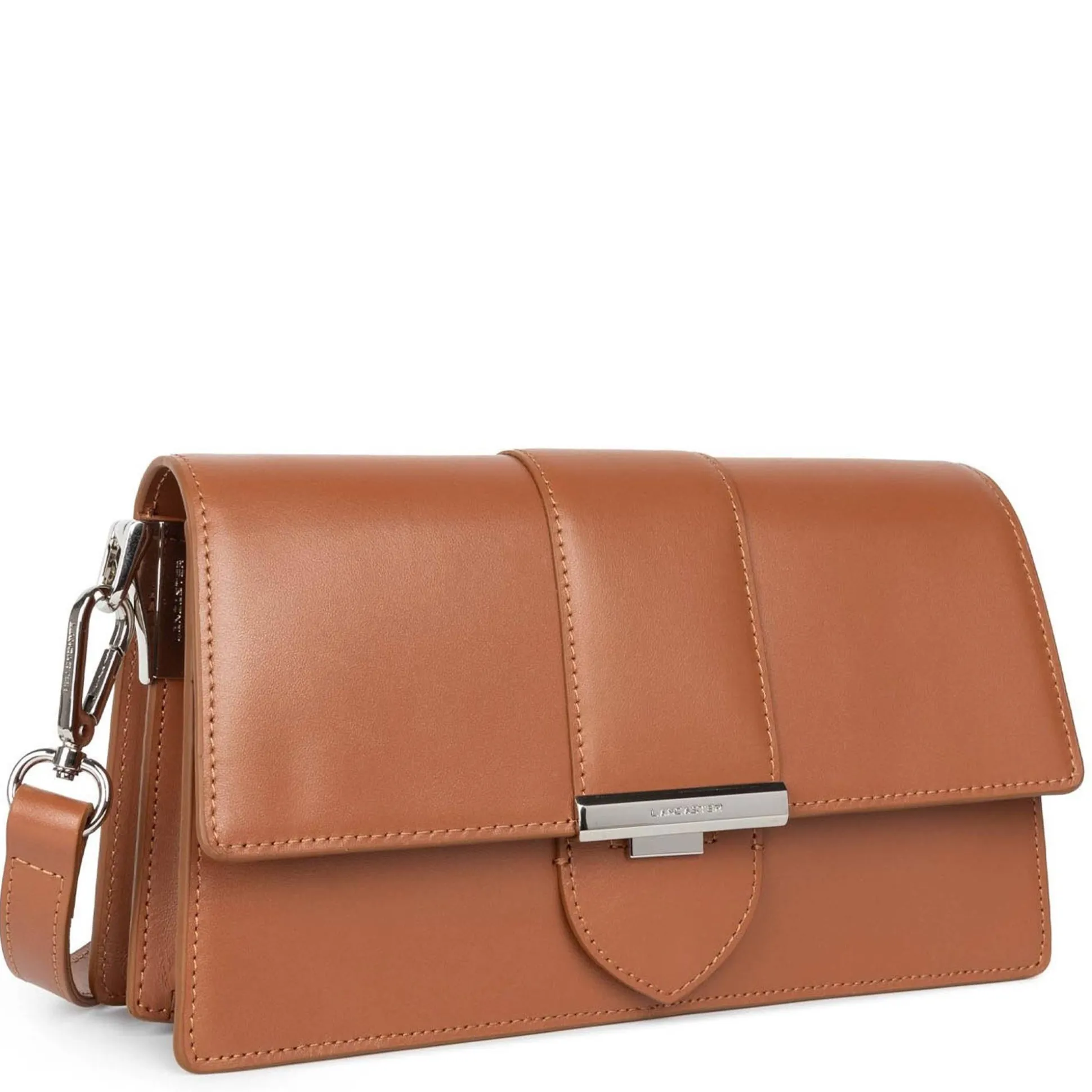 Lancaster Sac bandouliere a rabat en cuir lisse Paris Ily*Femme Sacs Bandoulière