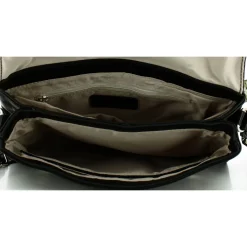 Mocca Sac bandouliere a rabat en cuir*Femme Sacs Bandoulière