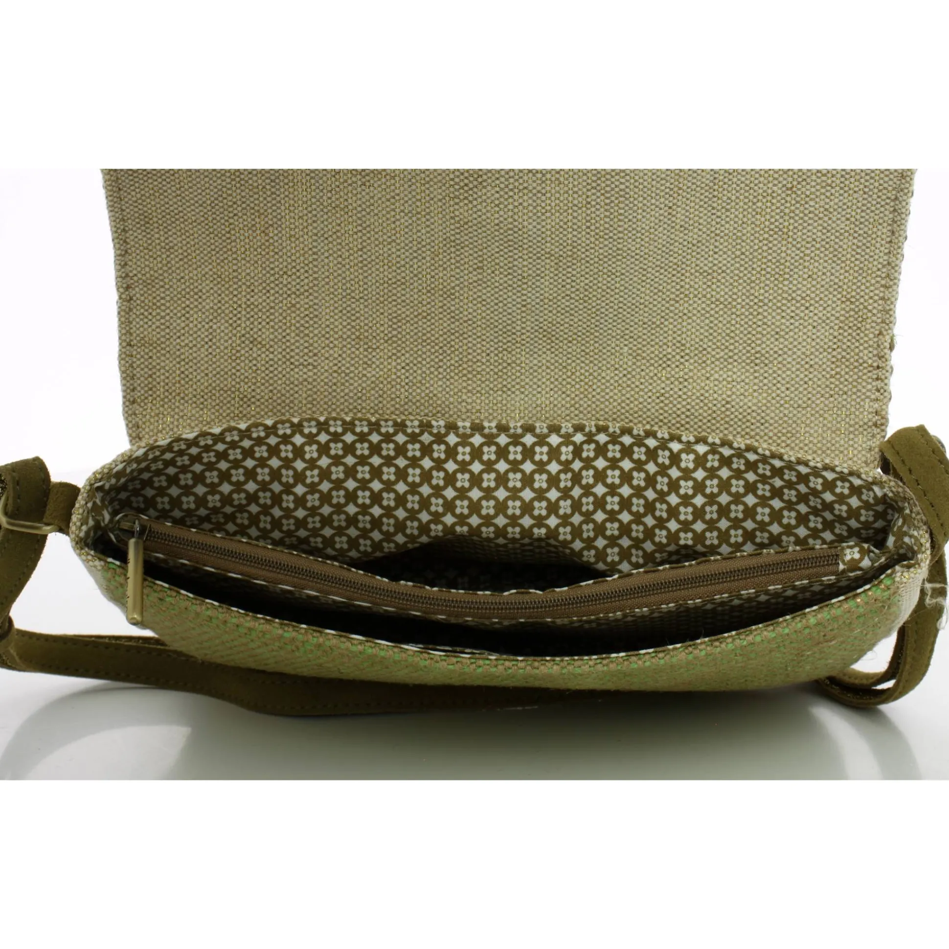 Mila Louise Sac bandouliere a rabat Niny JT2 tisse*Femme Sacs Bandoulière