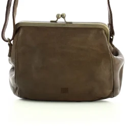 Biba Sac bandouliere Boston en cuir avec fermoir*Femme Sacs Bandoulière