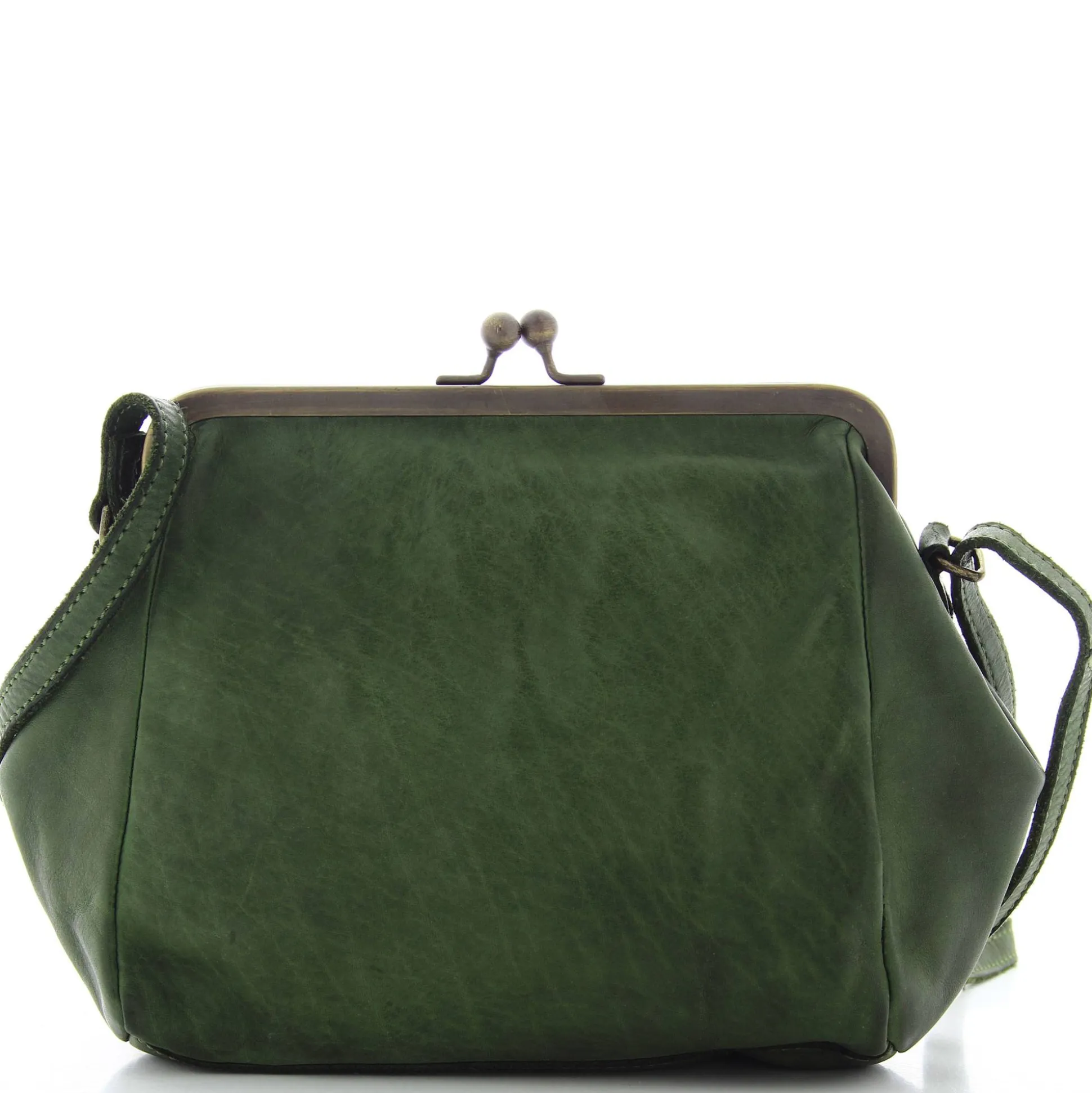 Biba Sac bandouliere Boston en cuir avec fermoir*Femme Sacs Bandoulière