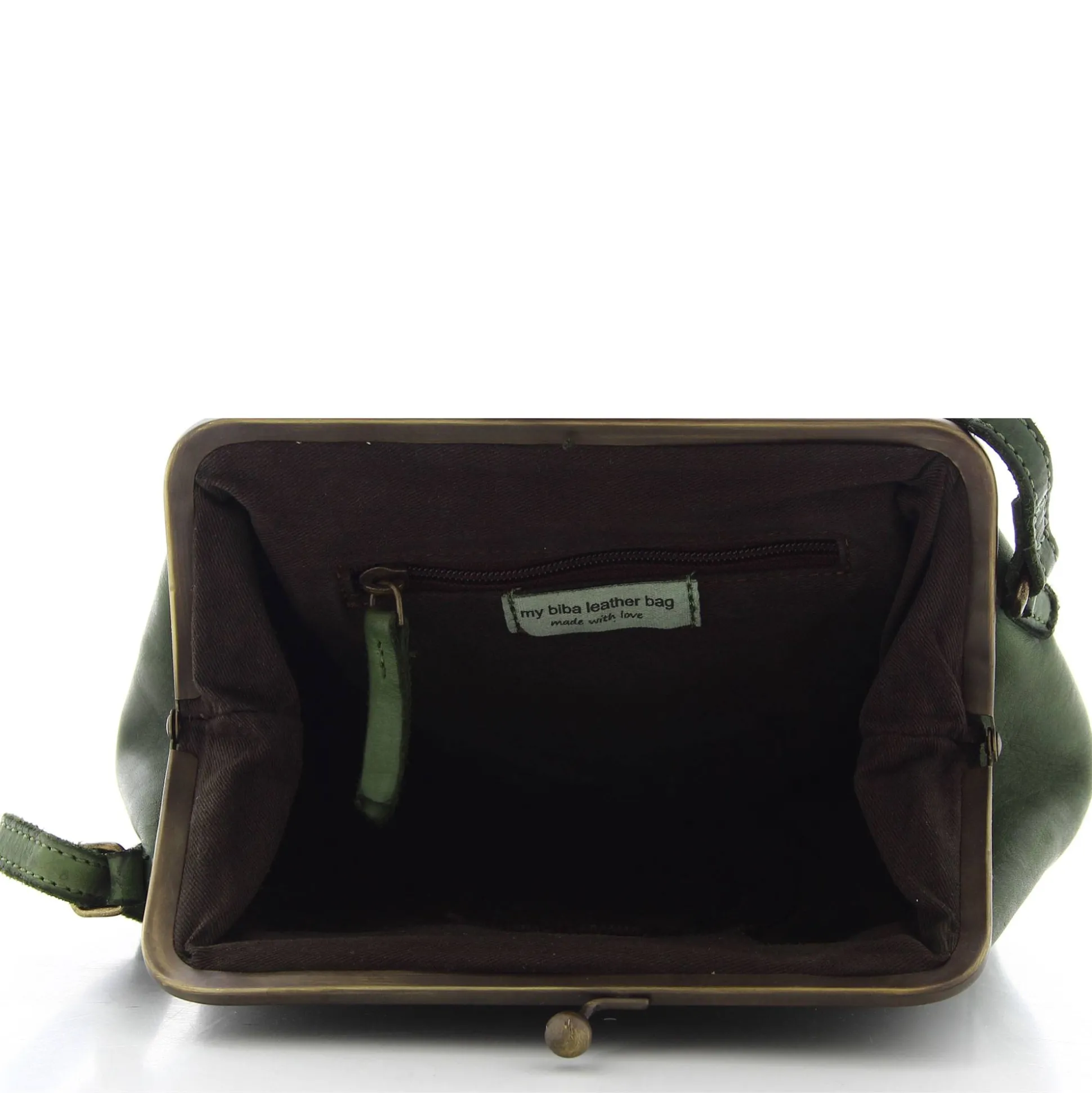 Biba Sac bandouliere Boston en cuir avec fermoir*Femme Sacs Bandoulière