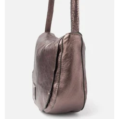 Biba Sac bandouliere Chester Smog cuir metallise*Femme Sacs Bandoulière
