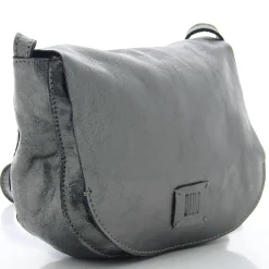 Biba Sac bandouliere Chester Smog cuir metallise*Femme Sacs Bandoulière
