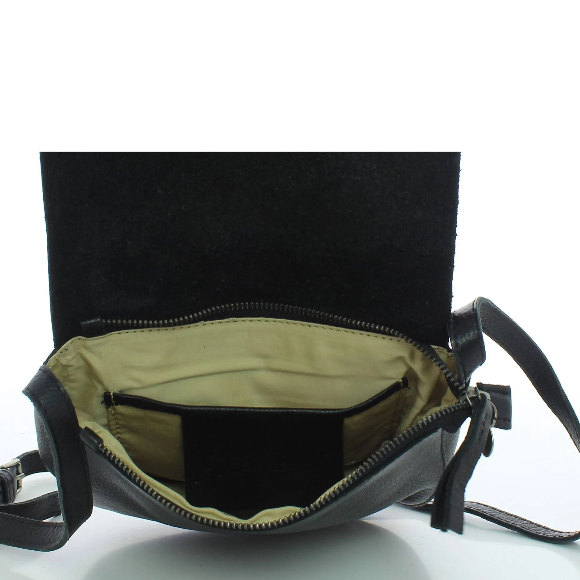 Biba Sac bandouliere Chester Tb demi-lune en cuir*Femme Sacs Bandoulière