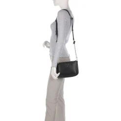 Guess Sac bandouliere double Ilia effet saffiano*Femme Sacs Bandoulière