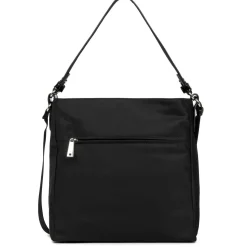 Lancaster Sac bandouliere double porte Basic Verni*Femme Sacs Porté Épaule|Sacs Bandoulière