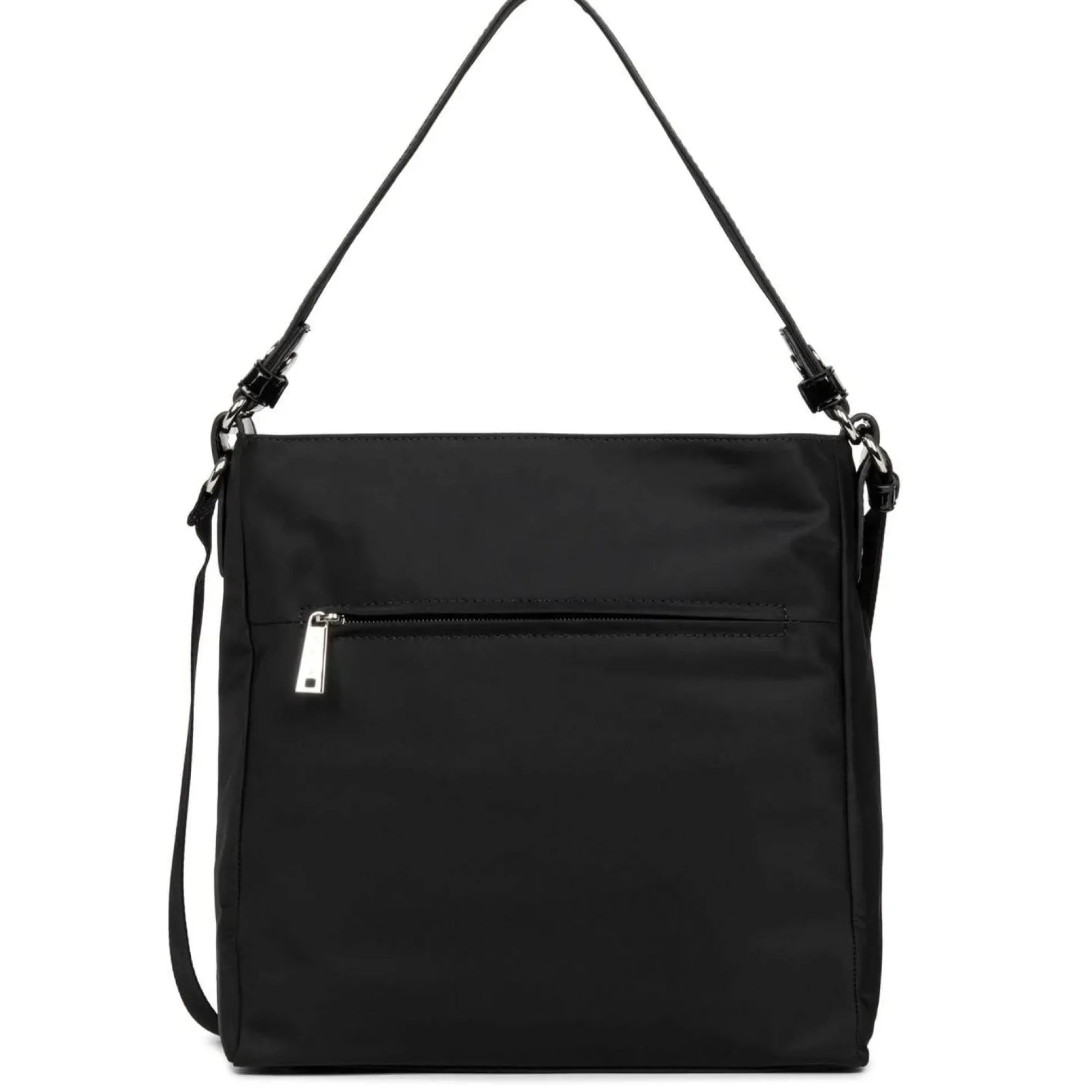 Lancaster Sac bandouliere double porte Basic Verni*Femme Sacs Porté Épaule|Sacs Bandoulière