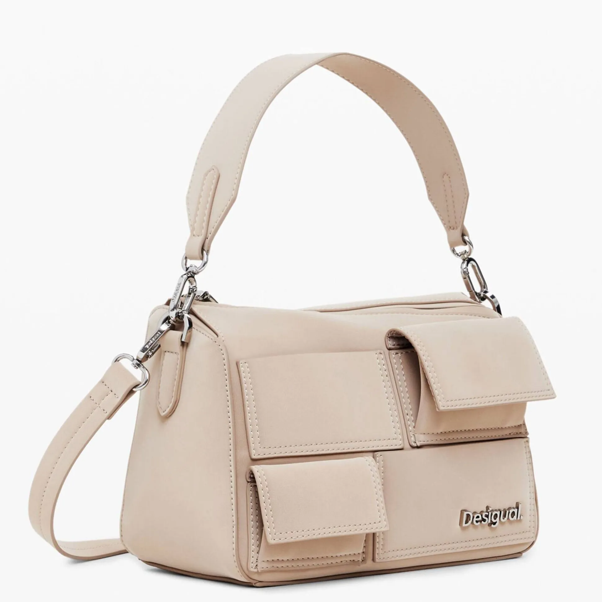 Desigual Sac bandouliere effet cuir Pocket Face*Femme Sacs Bandoulière