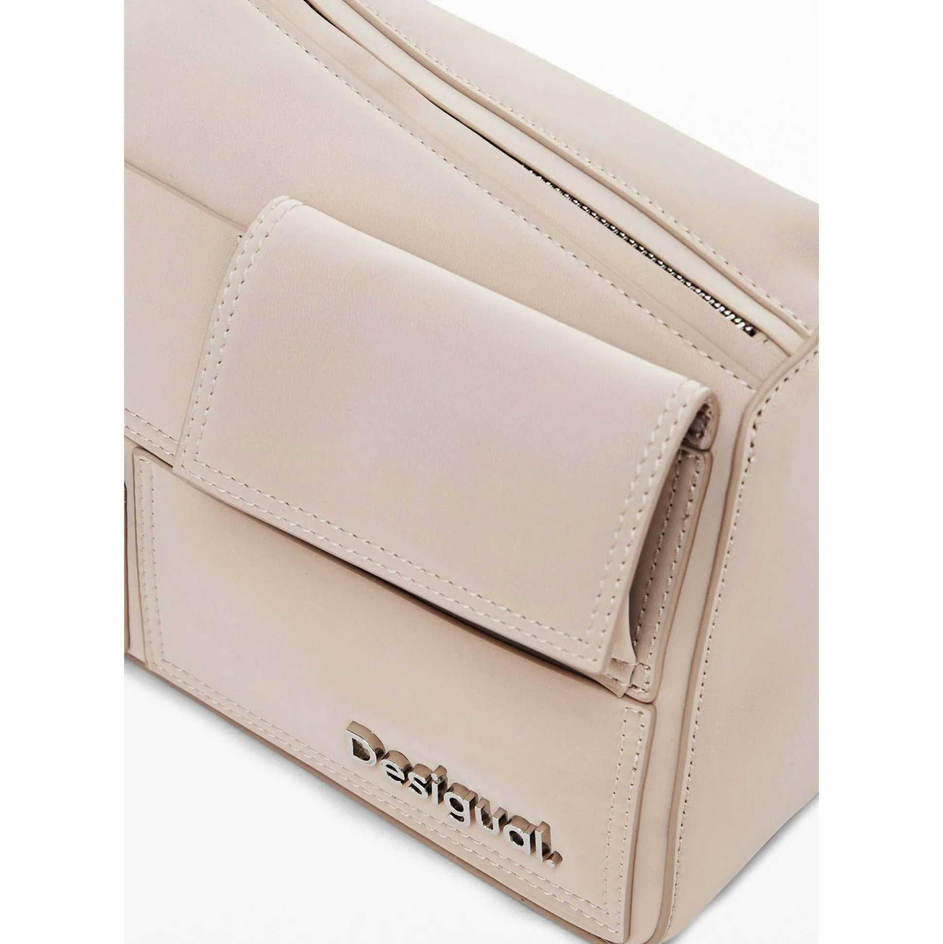 Desigual Sac bandouliere effet cuir Pocket Face*Femme Sacs Bandoulière